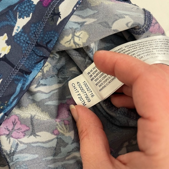 Ariat Tech 1/4 Zip Lowell Pullover Purple Blue Horse Print Athletic Top Size L - Picture 7 of 9